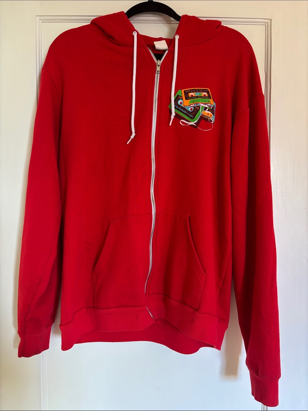 Phish New Years Run 2012-13 Madison Square Garden Red Zip-Up Hoodie - Men’s XL